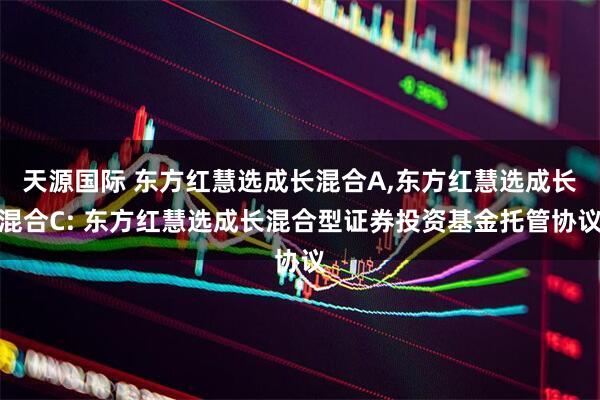 天源国际 东方红慧选成长混合A,东方红慧选成长混合C: 东方红慧选成长混合型证券投资基金托管协议
