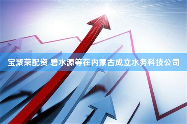 宝聚荣配资 碧水源等在内蒙古成立水务科技公司